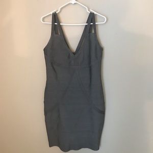 Grey bandage dress